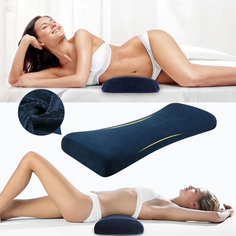 

Maternity Waist Pillow Memory Foam Sleeping Pillow for Lower Back Pain Orthopedic Lumbar Support Cushion Side Sleepers Pregnancy