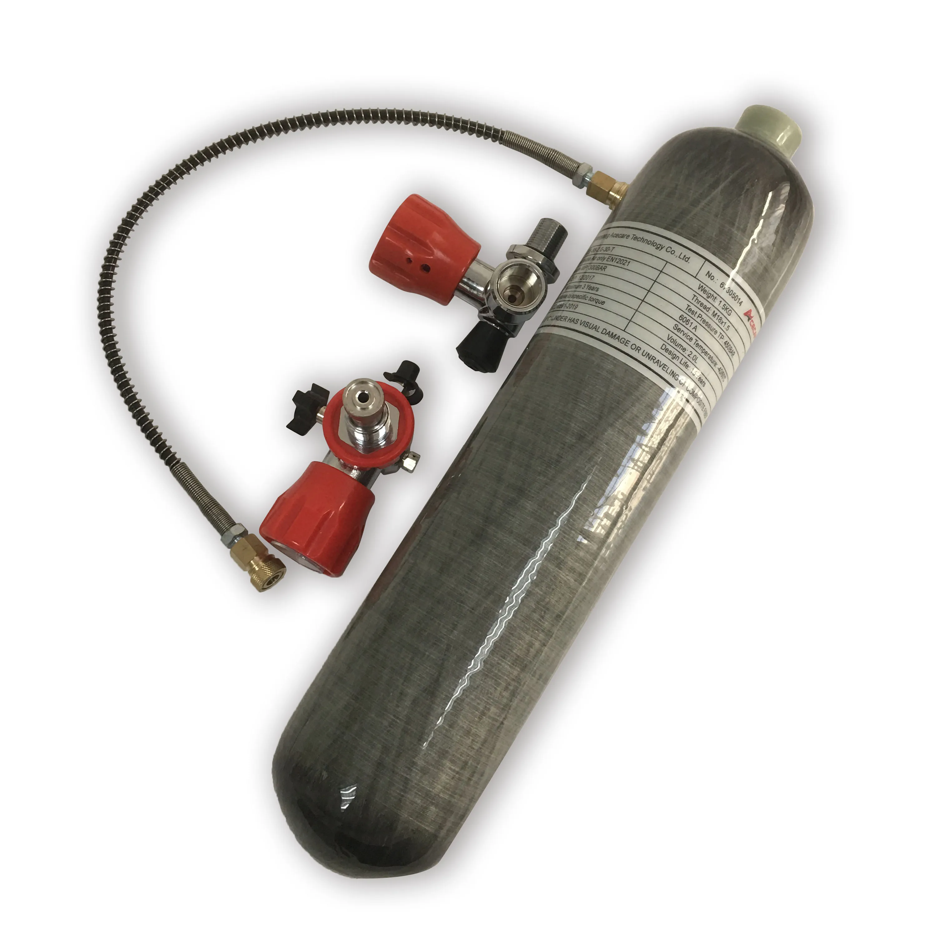 Баллон AC102101 Acecare 2L HPA для сжатого воздуха баллон Pcp 300 бар Co2 пейнтбола подводного