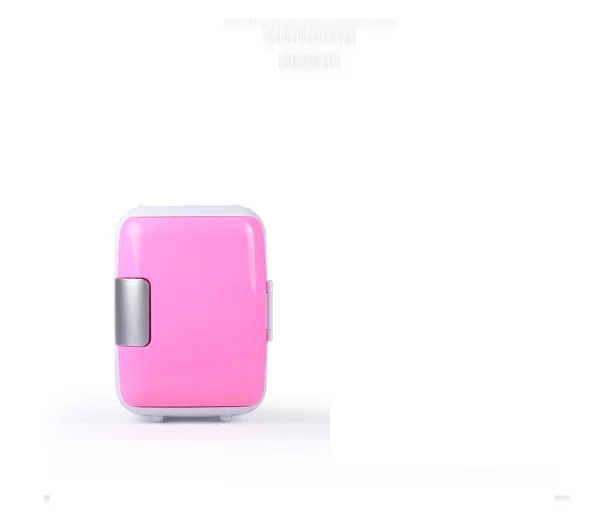 Розовый 4L холодильник нагревательный ящик Автомобильный домашний холодильник мини холодильник бытовой Холодильный - Цвет: Розовый