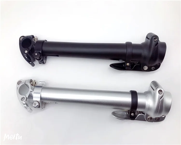 412 Folding Bike Bilateral Telescopic Adjustment Stem Double Section Double Direction Stems Electric Folding Bicycle Parts Sp8