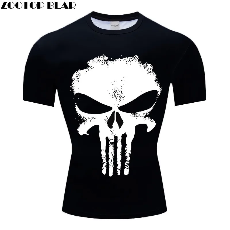 

3D T-Shirt Men Super Batman Men Tops Compression Bodybuilding 3D Print Tees Male Boy Camisetas 2020 ZOOTOP BEAR