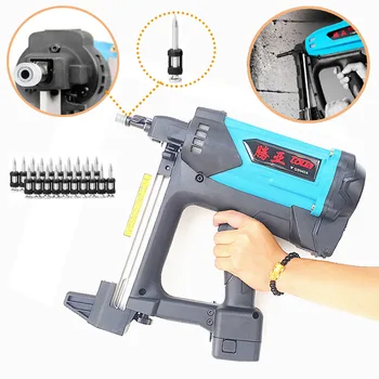 

Automatic Steel Nail Tool Nailer Pneumatic Nailing Machine Air Powered Nailers for Cement Wall Furniture Woodworking Tool