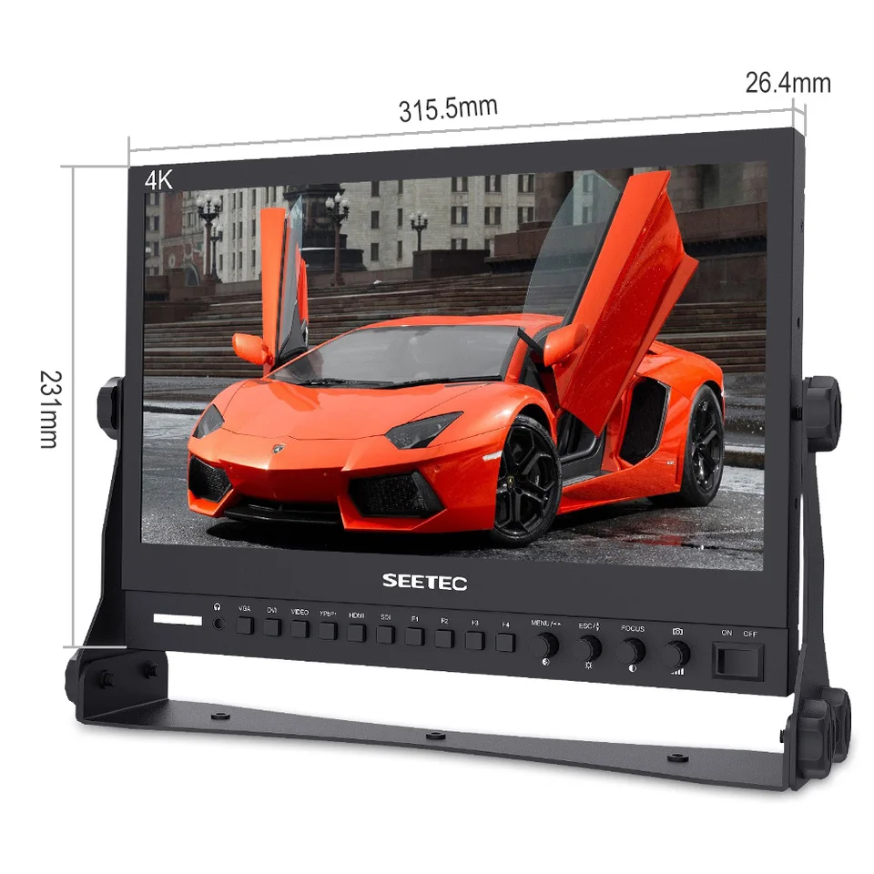Seetec-キット付きアルミニウムLCDモニター,P133-9HSD 13.3