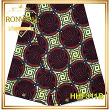 Женское платье DIY восковая ткань ronvital африканская печать высокого качества хлопок Материал DIY ткани 6 ярдов/партия