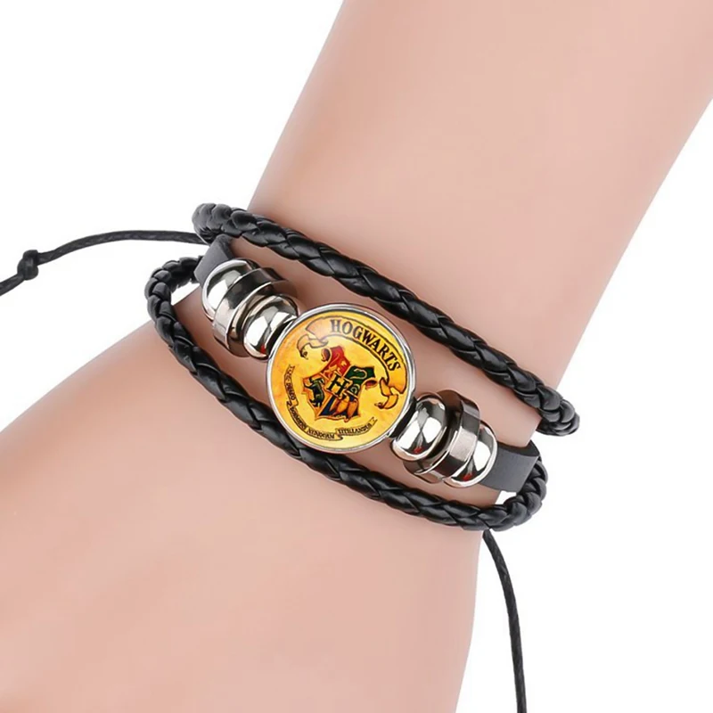 

Harri otter Magic Academy Time Gem Leather Bracelet MEN WOMEN