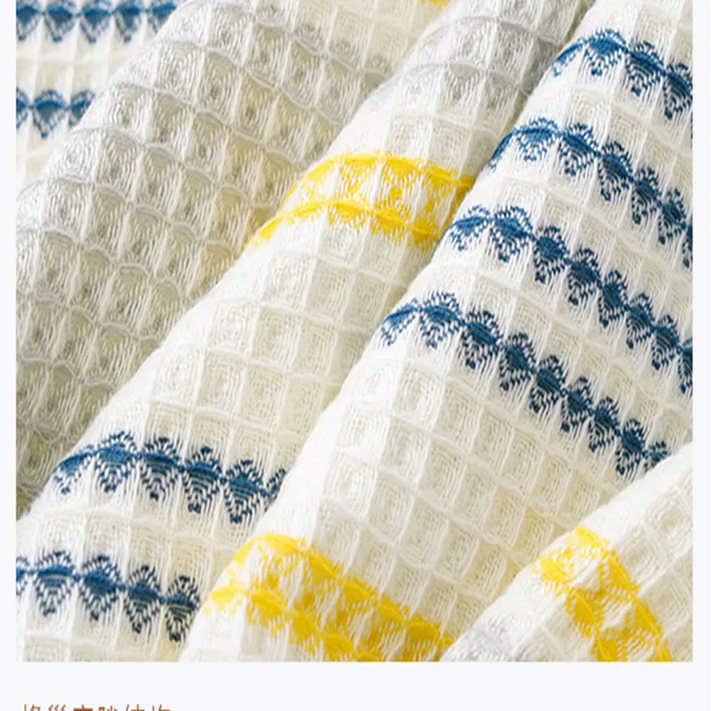 Bath Towel 70X140CM cotton waffle woven towel soft cotton bath towel quick-drying machine washable