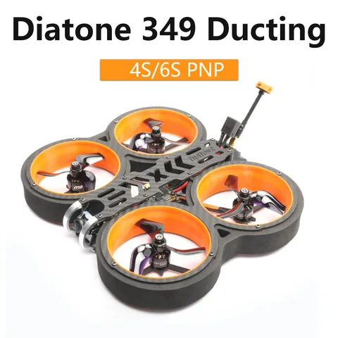Diatone MXC Taycan 349 BNF158mm 3inch CineWhoop Freestyle Duct Drone Carbon Fiber FPV Frame for RC Ducted Drone Racing Freestyle