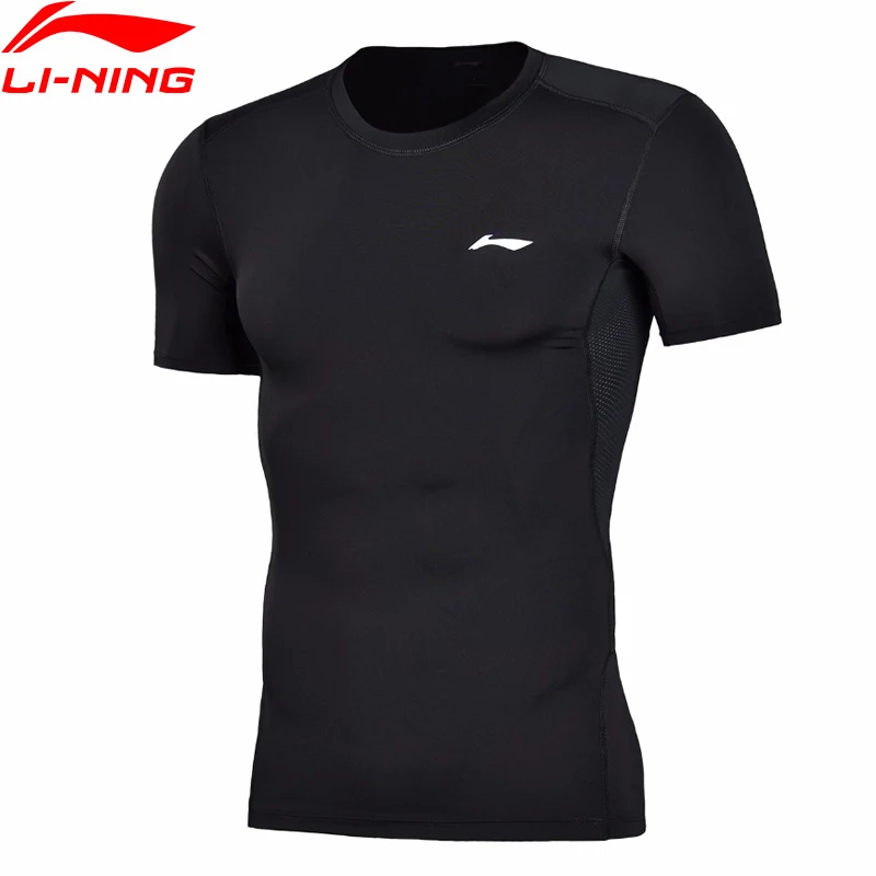  Li-Ning Men Training Professional T-Shirt Layer Slim Fit Quick Dry Breathable LiNing Comfort Sports T-Shirt Tops AUDN015 MTS2712 
