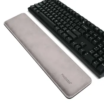 

Maidern PU Leather Mechanical Keyboard Wrist Pad Ergonomic Comfort Memory Foam Keyboard Wrist Rest Pad For Office Computer