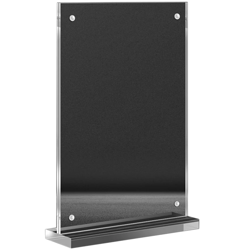 

A4 210 x 297mm Acrylic Magnetic Sign Stand Display Stand Poster Paper Photo Paper Menu Advertising Display Stand