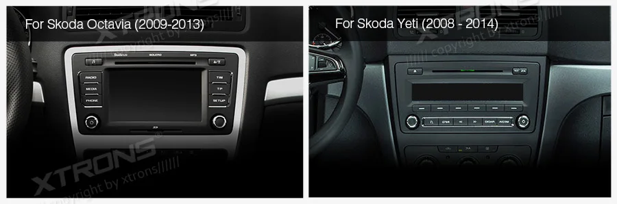 " Android 10,0 OS автомобильный DVD Мультимедиа gps радио для Skoda Octavia 2009-2013 и Skoda Yeti 2008- с полной поддержкой выхода RCA