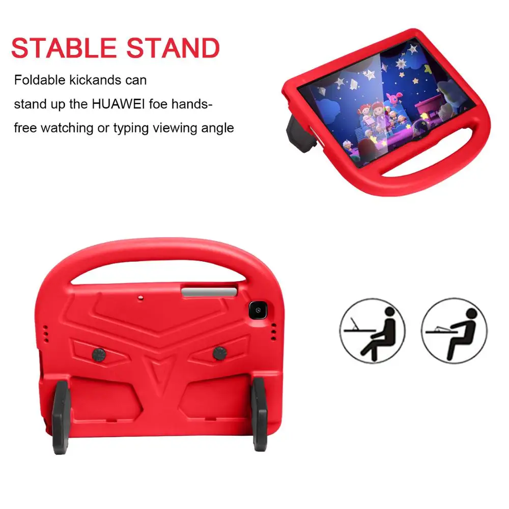 

For Samsung Galaxy Tab A 8.4 " 2020 T307 Cover Non-toxic Kids Safe Sparrow Bird Cartoons Silicon Tablet Case Tab A7 10.4" T505
