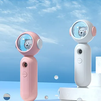 

Handheld Humidifier Space Bear Spray Portable USB Cold Spray Facial Humidifier Ultrasonic Electricity Air Clean Mute Mist Maker