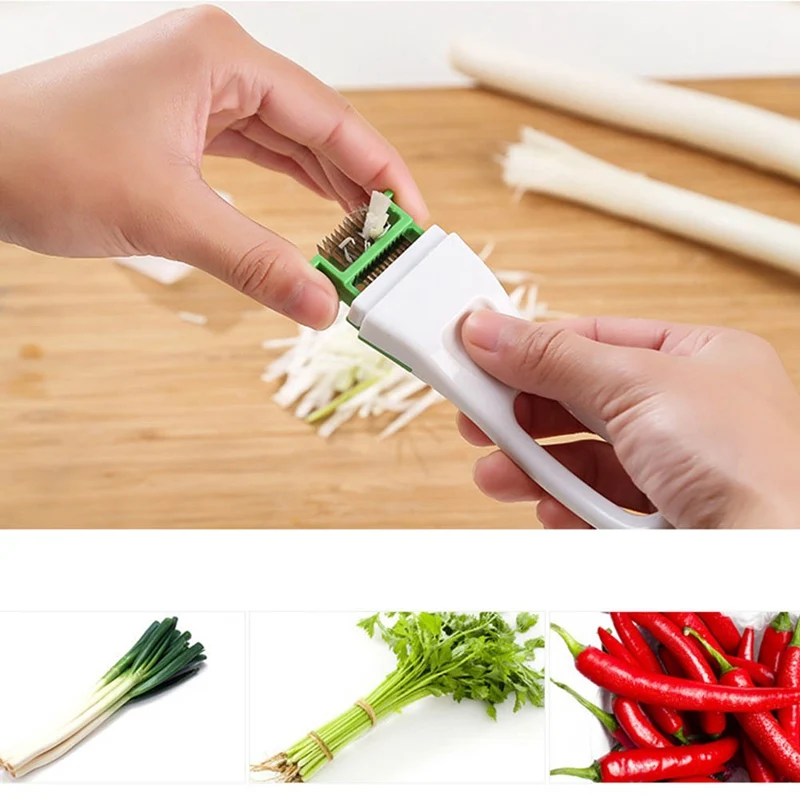 Креативный зеленый лук нож/овощная Терка измельченный режущий лук режущее устройство кухонные инструменты для приготовления пищи