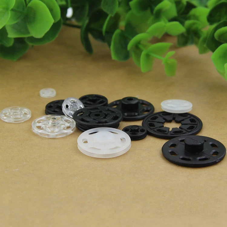 100 набор Meetee 10-25 мм ABS пластиковые кнопки прозрачный Невидимый крепеж пресс-Кнопка шпилька DIY аксессуары для шитья одежды