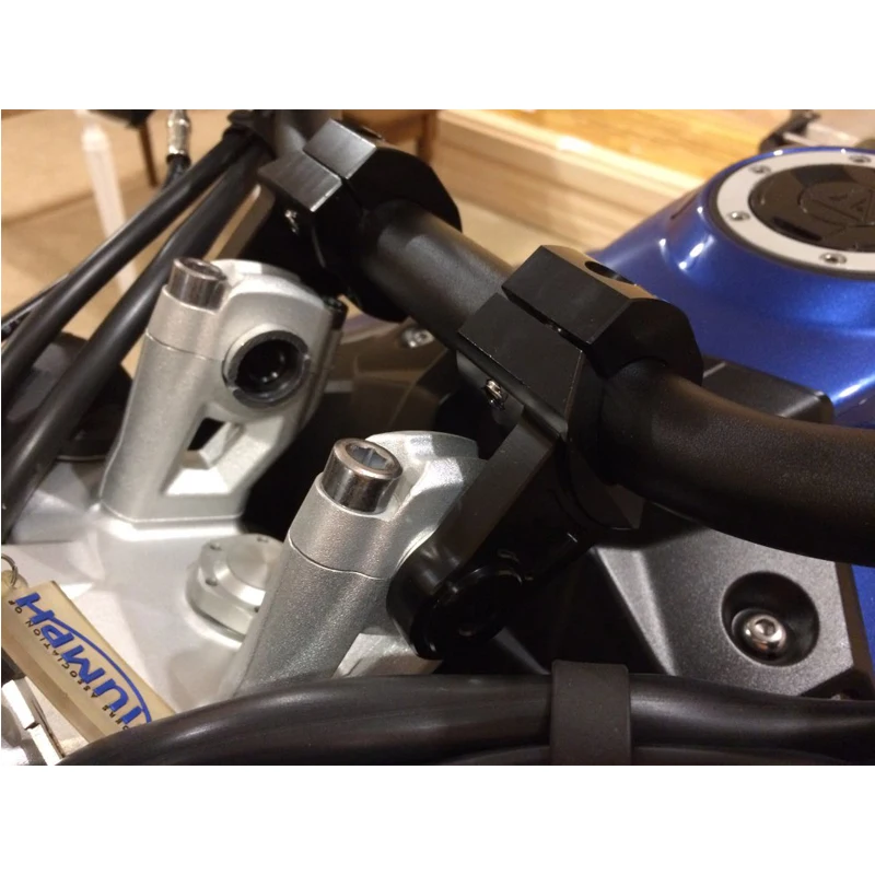 두카티 몬스터 멀티스트라다 스크램블러 BMW S1000R G650 R1200R 용 핸들라이저, 아프릴리아 RSV 투오노 쉬버 도르소듀로, 1/8 인치 28mm
