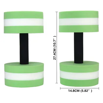 

Yoga Sports Product Women's Dumbbells Men's Children's Fitness Equipment EVA Water Floating Dumbbells Colorful Fitness Equipment