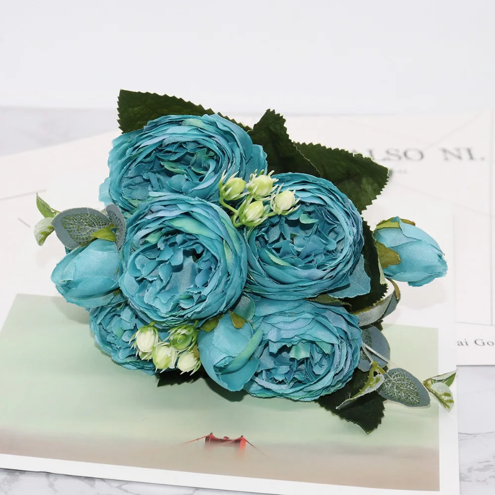 2019-Beautiful-Rose-Peony-Artificial-Silk-Flowers-Small-bouquet-flores-Home-Party-Spring-Wedding-Decoration-Fake(11)