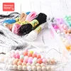 20M/Lot Nylon Rope DIY String Cord Accessary&Findings Baby Silicone Teething Bead Necklaces teething Bracelets Baby Teether Rop 4