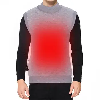 

Heated Vest Size Adjustable Electric Warm Heating Flexible Thermal Winter Warm Control Temperature Jacke Sleevless Outdoor 2020