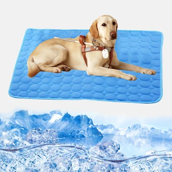

Dog Mat Cooling Summer Pad Mat For Dogs Cat Blanket Sofa Breathable Summer Washable For Small Medium Large Dogs Car Pet Dog Bed