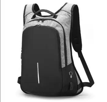 

Backpack men's backpack business backpack 15.6 "computer bag usb bag password lock anti-theft bag
