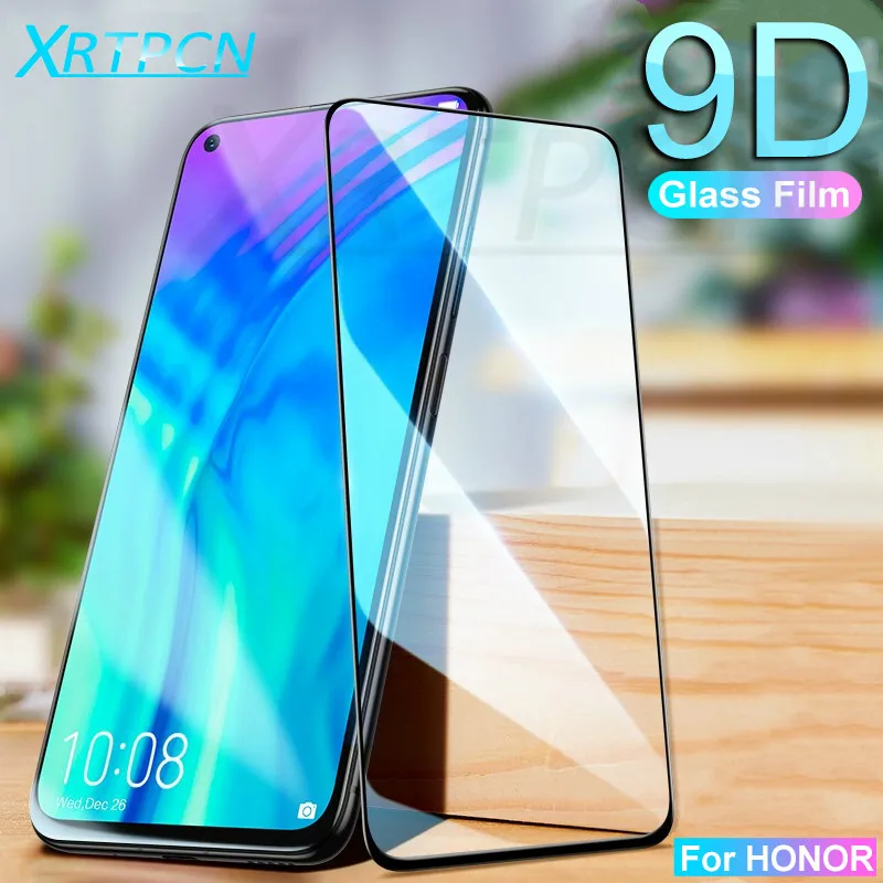 

9D Tempered Glass on the For Huawei Honor 10 20 Lite 10i 20i V10 V20 8X 9X 8A 8C 8S Screen Protector Phone Protective Glass Film