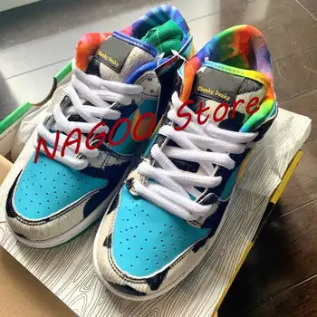

2020 Womens Sneakers Ben & Jerry's x SB Dunks Low Chunky Dunky Mensshoes Skateboard flats shoes