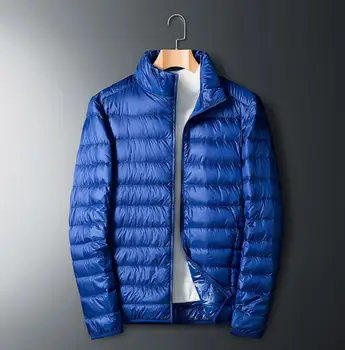 

Hot 2020 New Autumn and Winter Light Down Jacket Men's Jacket Thin Winter Collar Men's Down Jacket