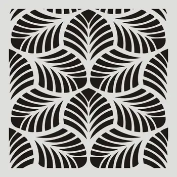 

6pcs/set Mandala Stencil Wall Painting DIY Drawing Template Ruler for Floor Tile