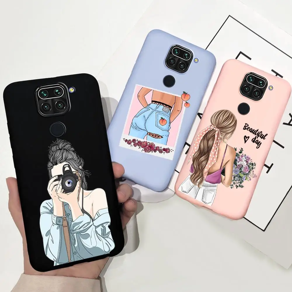 Per Xiaomi Redmi Note 9 Custodia Funda Redmi Note 9 S Cover Cover Candy Color Cover Posteriore Morbida Per Redmi Note 9 S 9 S 9 Pro Max