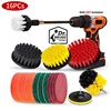 Electric drill brush Set Bathroom Surfaces Tub, Shower, Tile and Grout All Purpose Power Scrubber Cleaning Kit Cleaning brush ► Photo 1/6