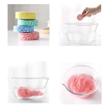 

10pcs/set Outdoor Compressed Towel Reusable Portable Non-woven Cloth Towels Wipes Travel Accessories, Random Color non woven clo