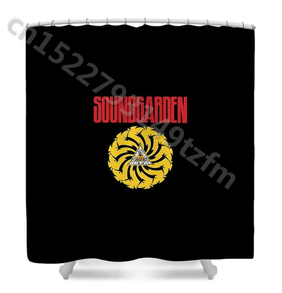 Водонепроницаемый занавеска для душа s Soundgarden занавеска для душа печать полиэстер ткань занавеска для ванной комнаты с 12 крючками