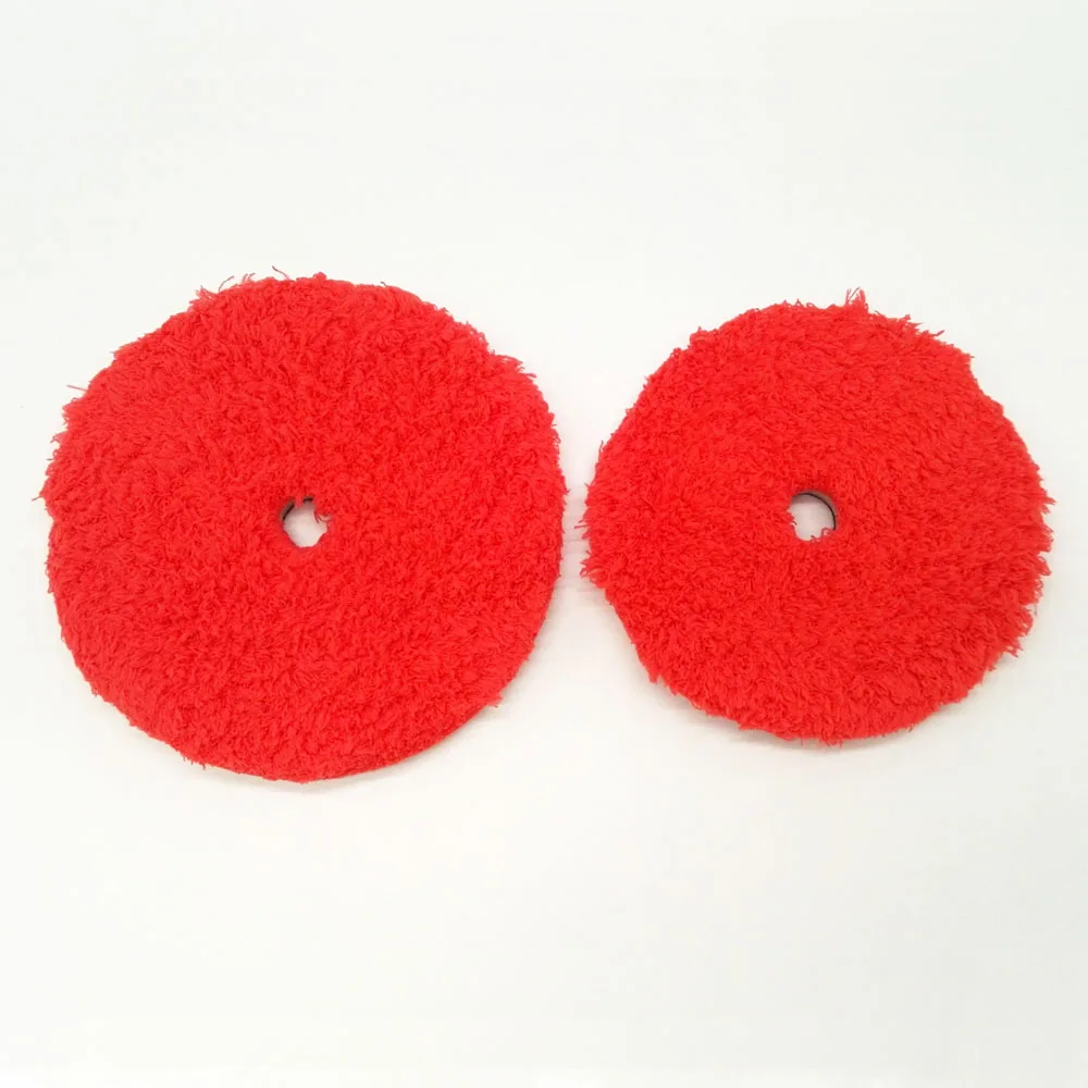 3/4/5/6/7Inch Self-adhesive Microfiber Polishing Wheel For DA/RO/GA Car Polisher Automotive Polishing Berets for Cars Body Polis