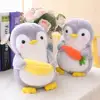 Cute Penguin Plush Animal 25/45cm Holding Food Couple Penguins Family Fuzzy Little Plushie for Children Gift ► Photo 2/6