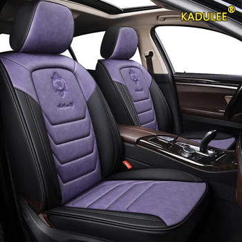 

KADULEE leather car seat cover For geely emgrand ec7 ec8 x7 atlas sc5 sc6 car seat covers for geely all models car seats