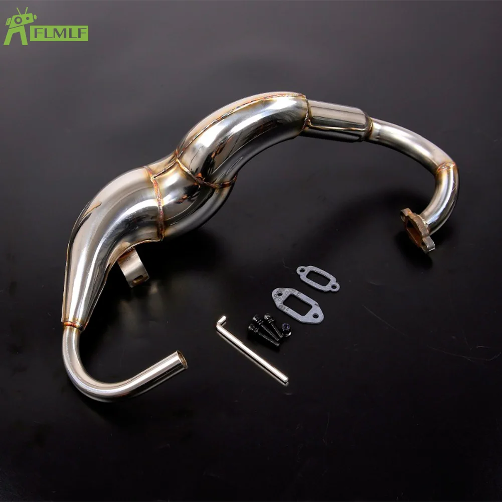 Tubo Di Scarico Con Braccio Sonico Super Torque Tubo Di Scarico Laterale Classico Per 1/5 Hpi Rofun Rovan Km Baja 5B Ss 2.0 5T Rc Parte Giocattolo Per