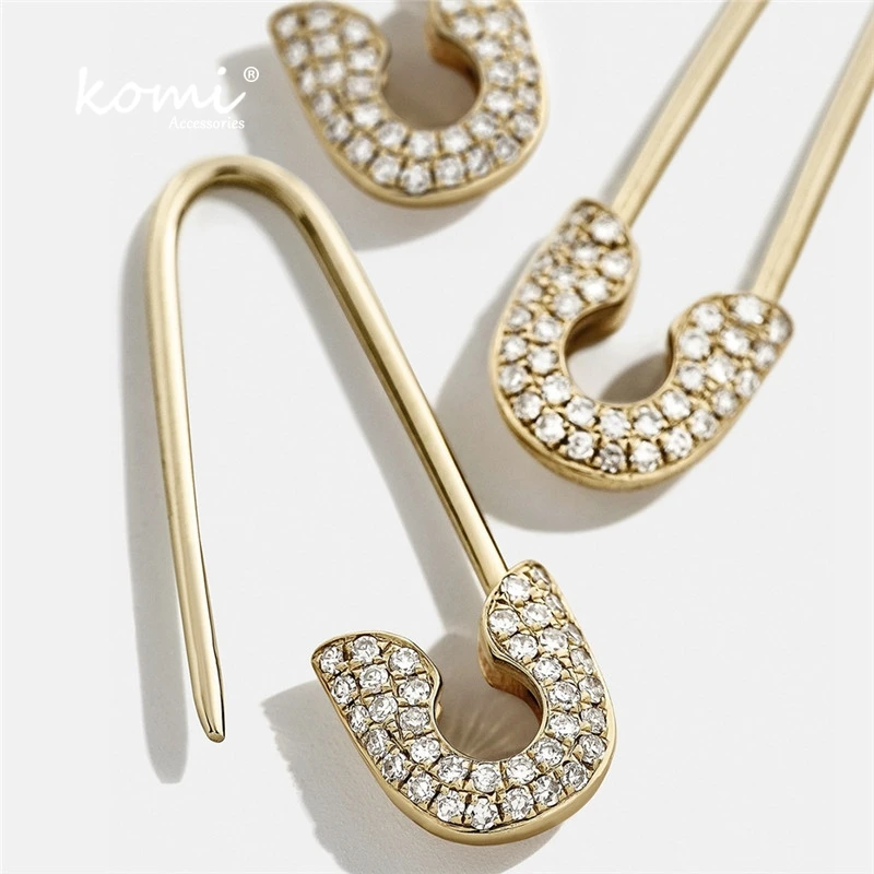 Коми Boho блестящие стразы, инкрустированные сплав, клипсы для ушей, Преувеличенные, персональные клипсы для ушей, набор из 4 предметов, женские вечерние аксессуары K1616