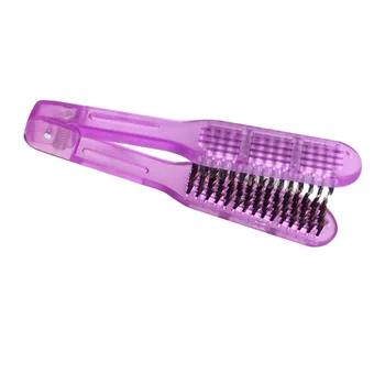 

Women Hair Care Comb Hair Straightening Comb High Temperature Resistance Styling Tools Boar Bristle Double Sided Brush Comb Clam