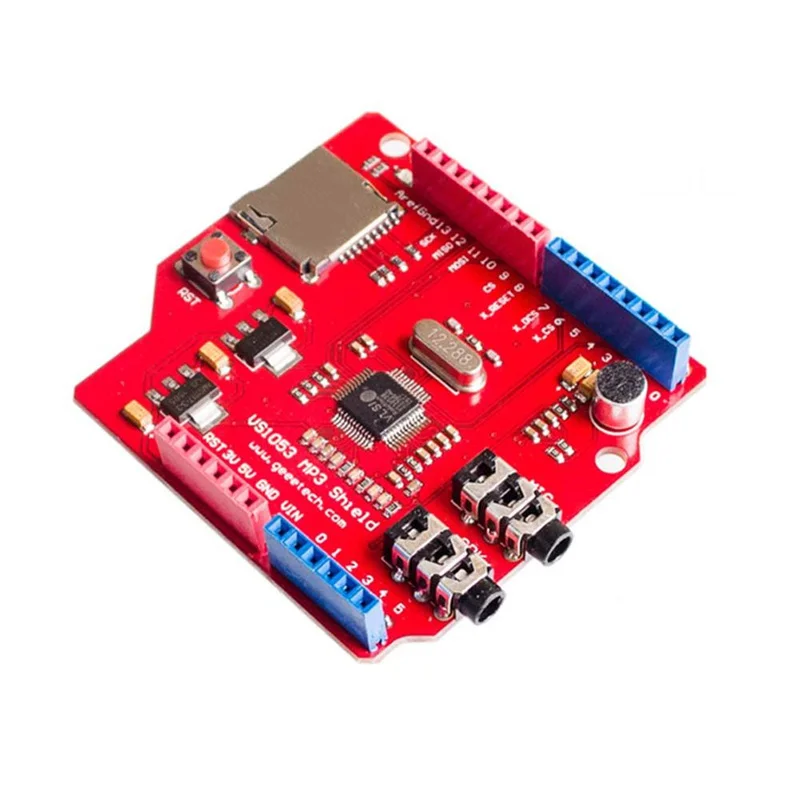 VS1053 VS1053B ׷  MP3 ÷̾ ǵ ڵ ڵ   , Arduino UNO R3 One  TF ī  
