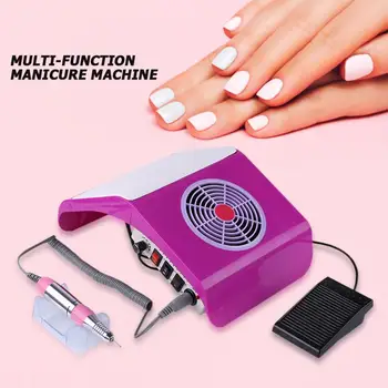 

Multi-functional Nail Drill Manicure with Wide Scope of Application Simplicity Machine UV LED Lamp Nail Dust Collector