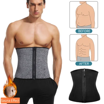 

Waist Trainer Men Slimming Body Shaper Modeling Belt Weight Loss Shapewear Belly Shapers Waist Trainer For Weight Loss Men