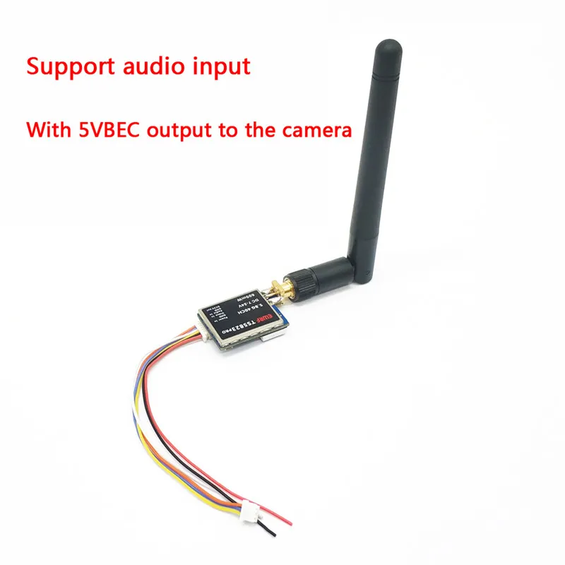 Модернизированный EWRF TS5823Pro 5,8 ГГц 40CH 600 передатчик mw FPV антенна VTX 2x кабель для радиоуправляемого дрона квадрокоптера CMOS 1200TVL Запчасти для камеры