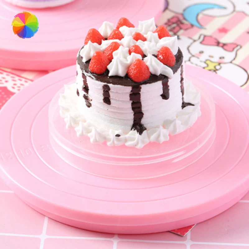 

DIY Cake Turntable Baking Mold Cake Plate Rotating Round Cake Decorating Tools Rotary Table Pastry Supplies Baking Accessories