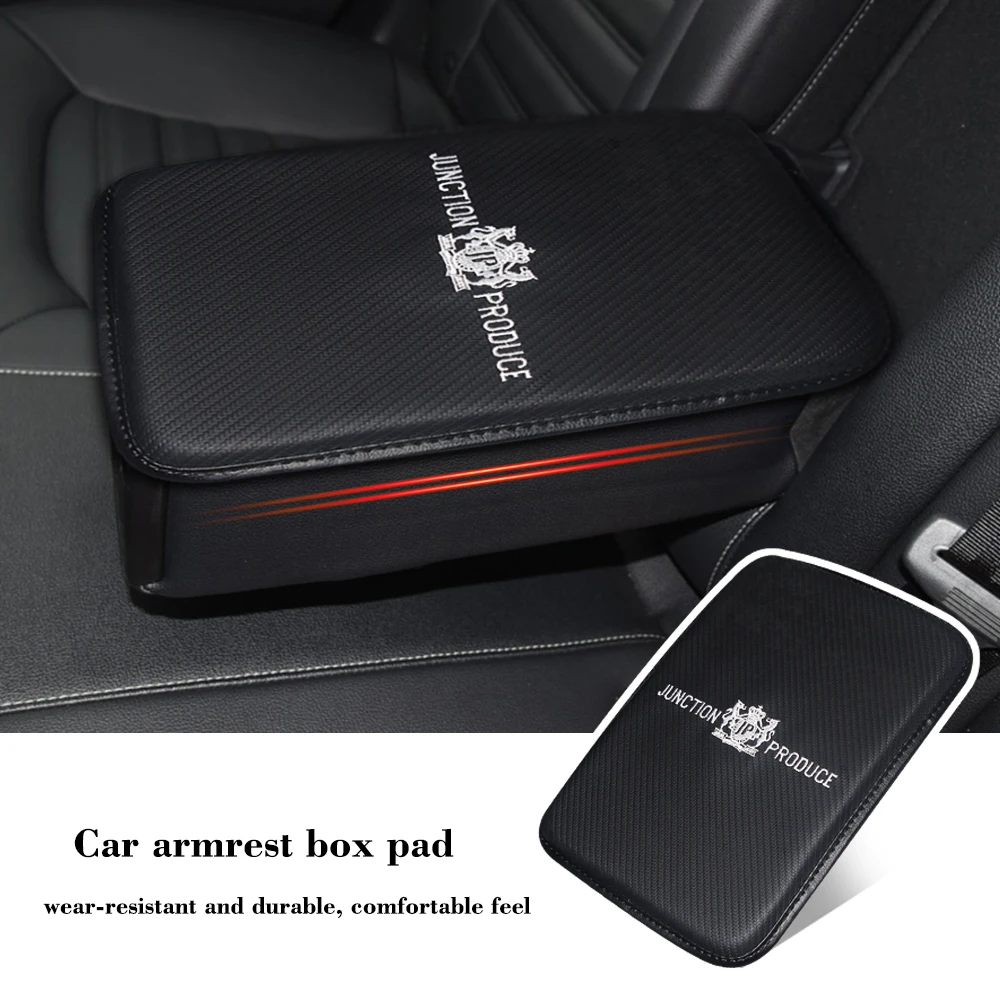 

1PCS Car Armrest Pad Covers Auto Seat Armrests Storage Protection Cushion For Junction Produce BMW Audi Nissan Toyota Hyundai