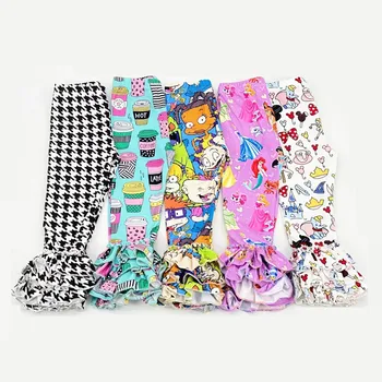 

Autumn Kids Ruffle Pants Cartoon Ruffle Leggings for Girls Mermaid Ruffle Pants Toddler Girls Ruffle Leggings Kids Bell Bottoms
