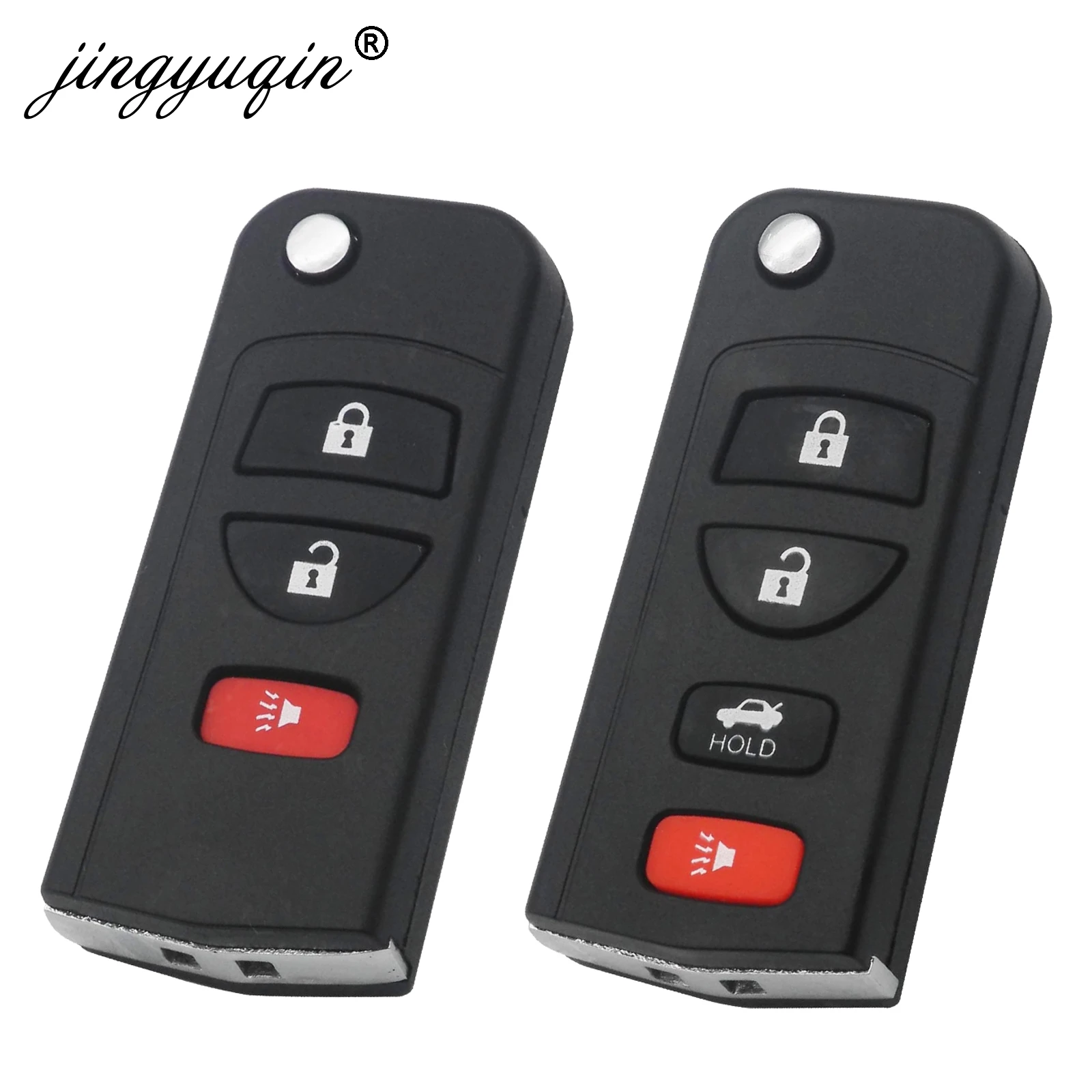 Jingyuqin неразрезанный ФОБ для INFINITI G35 I35 350Z Nissan Sentra Altima Maxima Xterra Frontier TITAN|Ключ от авто| |
