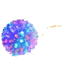 10cm 20cm 25cm LED Cherry Blossom Peach Flower Ball Lights Lamp AC220V EU Plug Holiday Christmas Wedding Party String lights