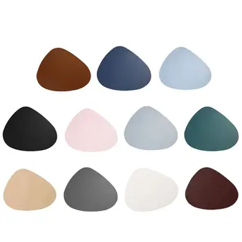 

Tableware Pad Placemat PU Leather Table Mat Heat Insulation Non-Slip Placemats B